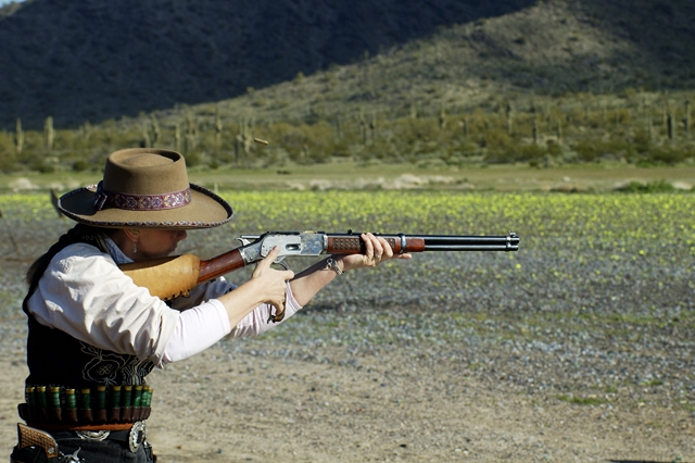 cowboy action shooting rifle competition