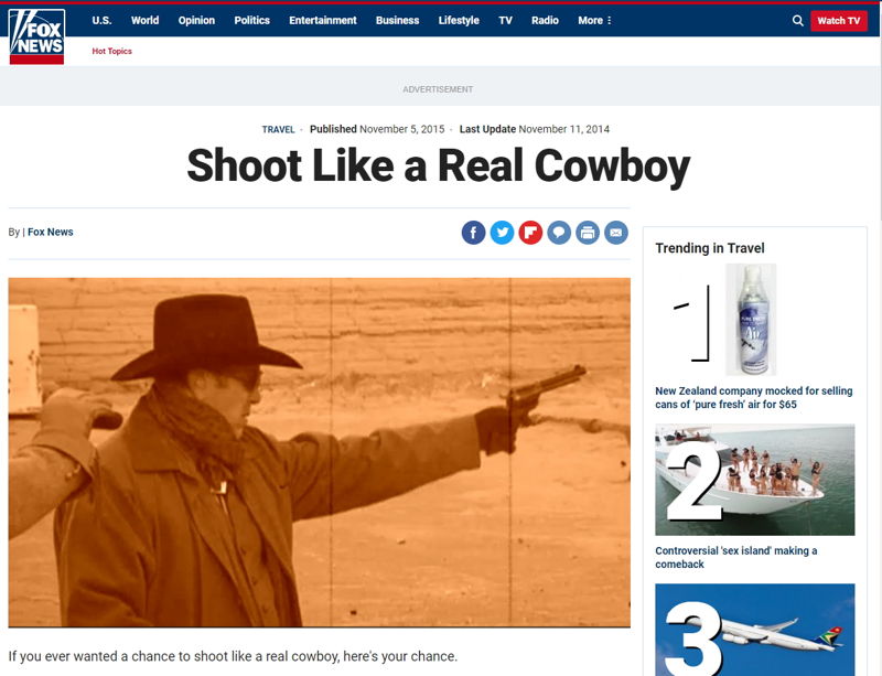 sass cowboy shooting